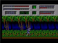 une photo d'Ã©cran de The Cyber Shinobi sur Sega Master System